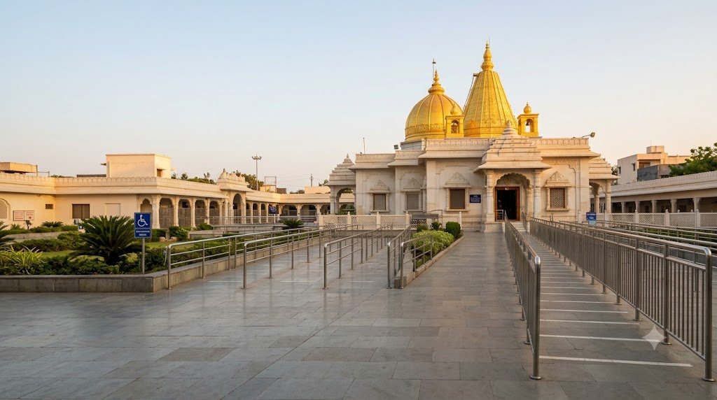 Shirdi yatra for senior citizens – Sai Baba Samadhi Mandir temple complex with accessible pathways